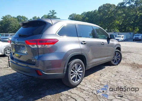 2019 Toyota Highlander Xle from USA, damaged, VIN 5TDKZRFH9KS333586
